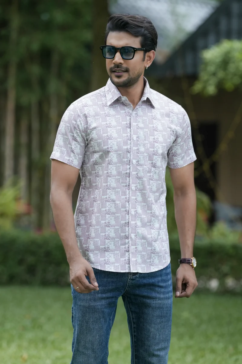 Formal Fit Half Shirt