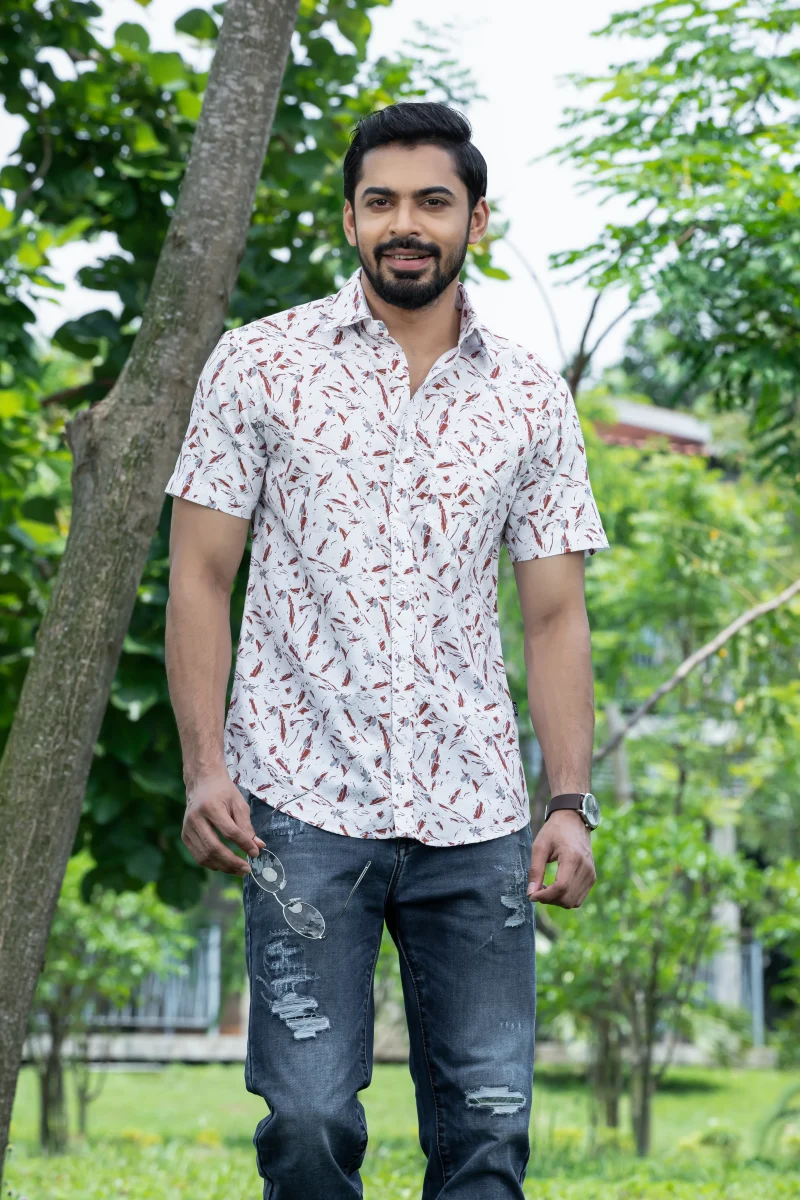 Formal Fit Half Shirt